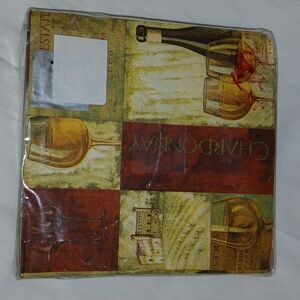 ppd Novelties Beverage Napkins Party Supplies brown green 20 Count 3ply nwt